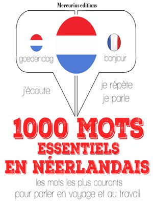 cover image of 1000 mots essentiels en néerlandais